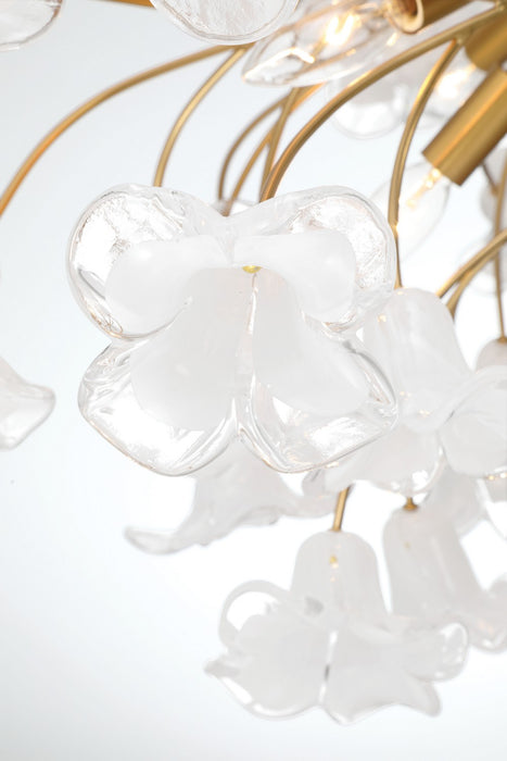 Metropolitan - N2226-732 - Six Light Chandelier - Bloome - Legacy Brass