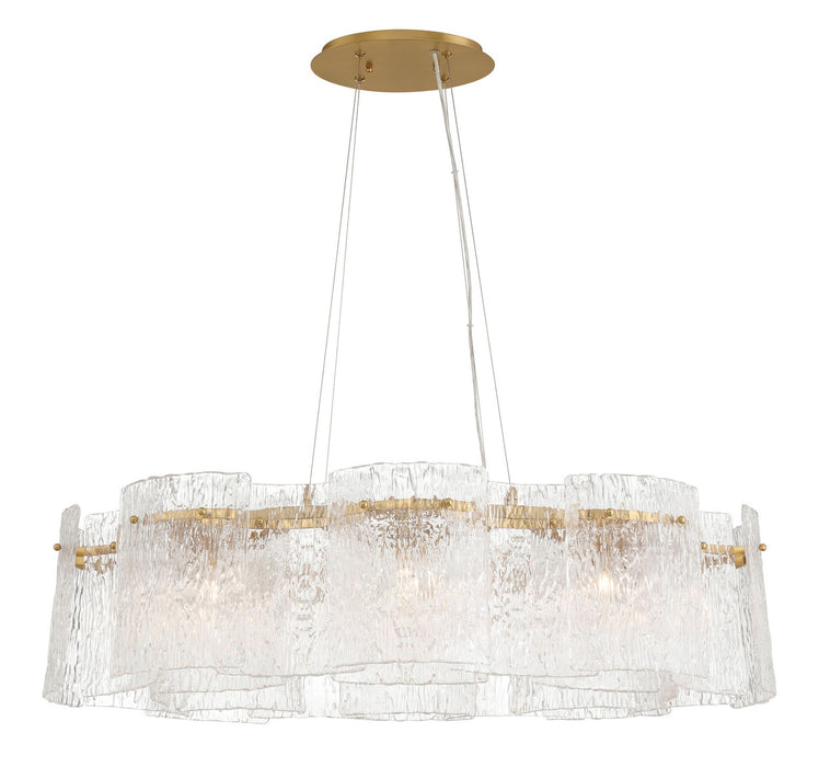 Metropolitan - N2288-732 - Eight Light Pendant - Brookstreet - Legacy Brass