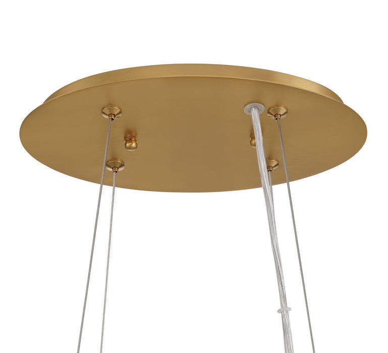 Metropolitan - N2288-732 - Eight Light Pendant - Brookstreet - Legacy Brass