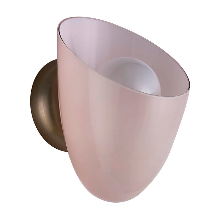 Kalco - 524321WB - One Light Wall Sconce - COCOON - Winter Brass