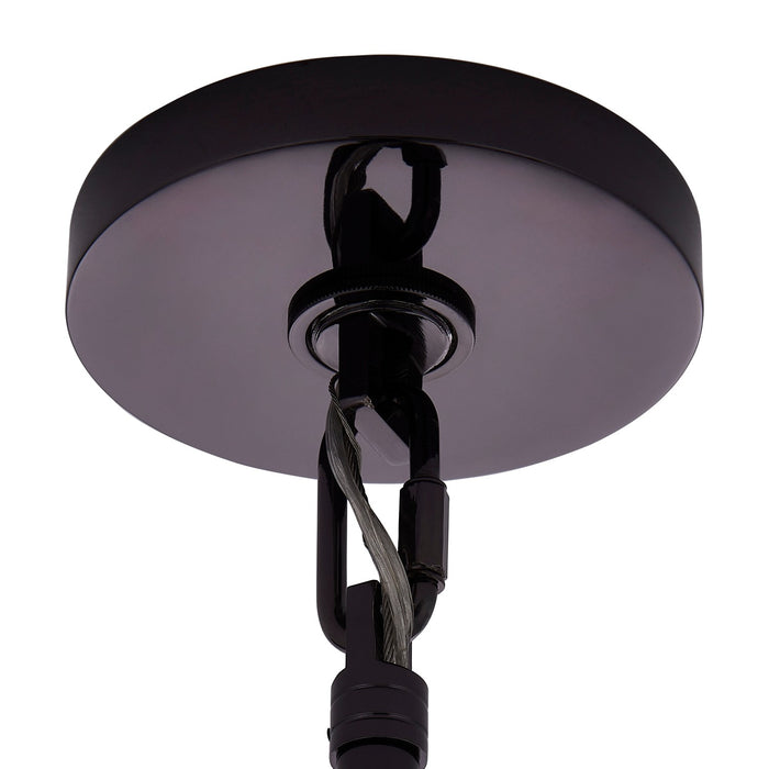 Kalco - 524655BN - Eight Light Pendant - UROKO - Black Nickel