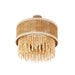 Kalco - 524845JT - Five Light Semi Flush Mount - NATURALE - Jute