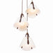 Kalco - 525251PAB - Three Light Pendant - EMBRACE - Pearlized Antique Brass