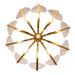 Kalco - 525457OL - Ten Light Pendant - ALIFORM - Oxidized Gold Leaf