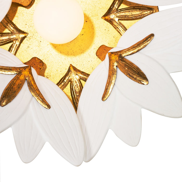 Kalco - 525621OL - One Light Wall Sconce - BLOOM - Oxidized Gold Leaf