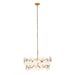 Kalco - 525656OL - 11 Light Chandelier - BLOOM - Oxidized Gold Leaf