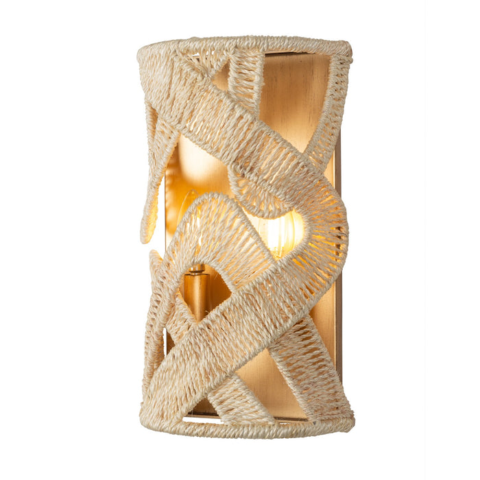 Kalco - 525721MGW - Two Light Wall Sconce - SOGA - Modern Gold And White