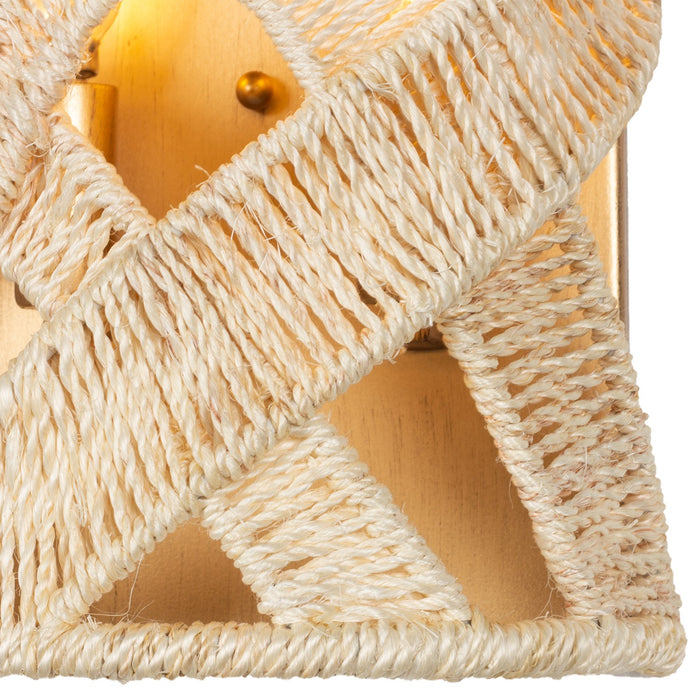 Kalco - 525721MGW - Two Light Wall Sconce - SOGA - Modern Gold And White