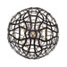 Kalco - 525855BTS - 13 Light Pendant - ENTICE - Matte Black / Tarnish Silver