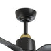 Kuzco Lighting - CF92952-BG/MB - 52 Inch Ceiling Fan - Hugo - Brushed Gold/Matte Black