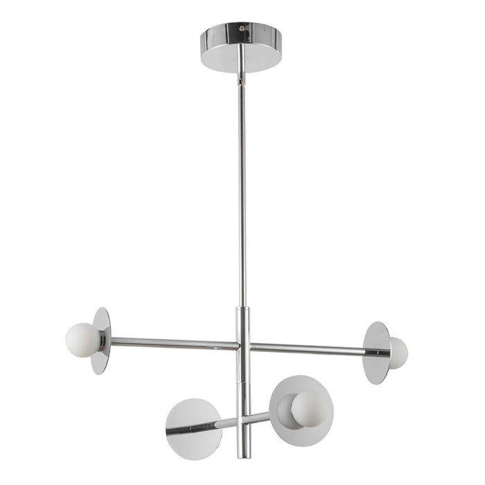 Kuzco Lighting - CH15504-CH-UNV - LED Chandelier - Elixir - Chrome