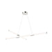 Kuzco Lighting - CH18548-BN-UNV-010 - LED Chandelier - Akari - Brushed Nickel