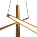 Kuzco Lighting - CH68127-VB-UNV - LED Chandelier - Lex - Vintage Brass