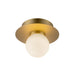 Kuzco Lighting - FM15506-BG-UNV - LED Flush Mount - Elixir - Brushed Gold