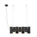 Kuzco Lighting - LP17435-BK-UNV - LED Linear Pendant - Domino - Black