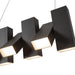 Kuzco Lighting - LP17435-BK-UNV - LED Linear Pendant - Domino - Black