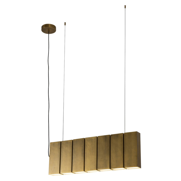 Kuzco Lighting - LP17435-VB-UNV - LED Linear Pendant - Domino - Vintage Brass