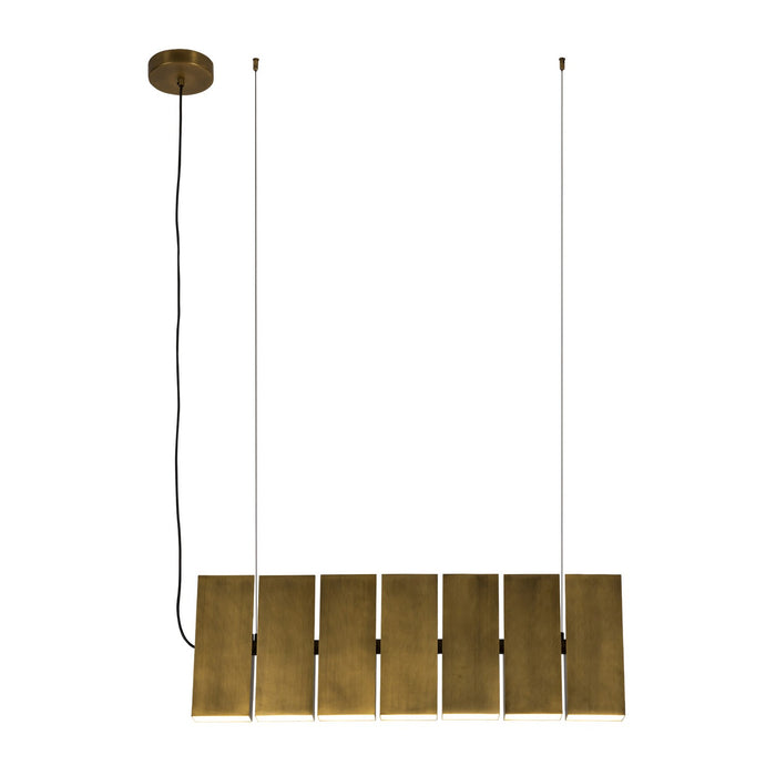 Kuzco Lighting - LP17435-VB-UNV - LED Linear Pendant - Domino - Vintage Brass