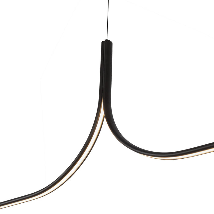 Kuzco Lighting - LP17905-BK-UNV-010-RT - LED Linear Pendant - Thread - Black
