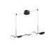 Kuzco Lighting - LP72237-BK-UNV - LED Linear Pendant - Novel - Black