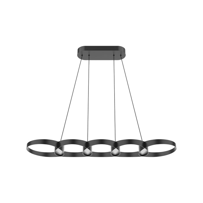 Kuzco Lighting - LP90838-BK-UNV - LED Linear Pendant - Maestro - Black