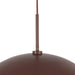 Kuzco Lighting - PD55922-BGD - One Light Pendant - Kirby - Burgundy