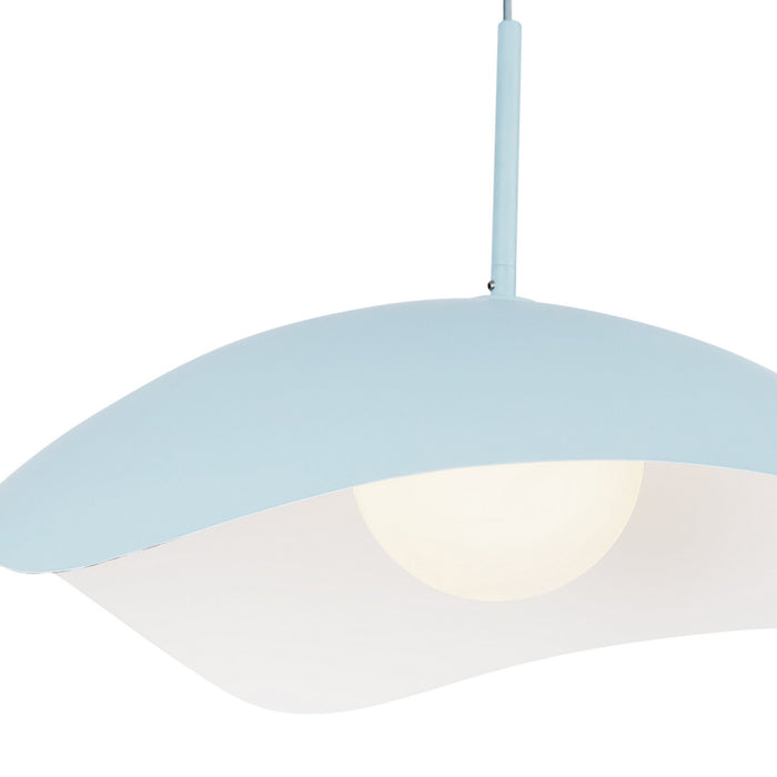 Kuzco Lighting - PD55922-CER - One Light Pendant - Kirby - Cerulean