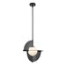 Kuzco Lighting - PD65116-GBK/OP-UNV - LED Pendant - Scorpio - Glossy Black/Opal Glass