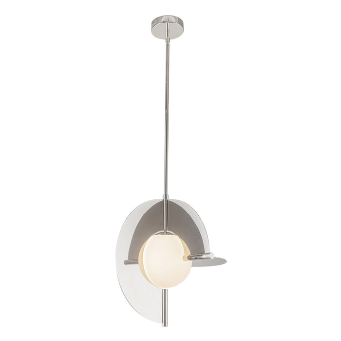 Kuzco Lighting - PD65116-PN/OP-UNV - LED Pendant - Scorpio - Polished Nickel/Opal Glass