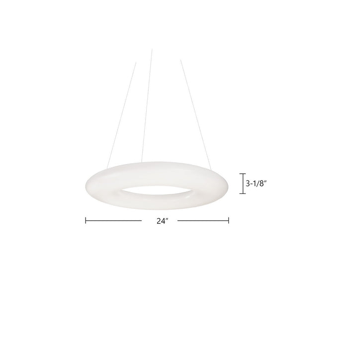 Kuzco Lighting - PD80724-UNV - LED Pendant - Cumulus - White