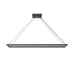 Kuzco Lighting - PD88548-BK-UNV-010 - LED Pendant - Piazza - Black