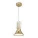 Kuzco Lighting - PD94108-MRB/CC-UNV - LED Pendant - Floe - Metallic Brass/Clear Crystal