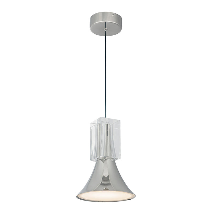 Kuzco Lighting - PD94108-PN/CC-UNV - LED Pendant - Floe - Polished Nickel/Clear Crystal