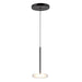 Kuzco Lighting - PD97204-BK/CL - LED Pendant - Stephord - Black/Clear Glass