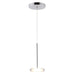 Kuzco Lighting - PD97204-CH/CL - LED Pendant - Stephord - Chrome/Clear Glass