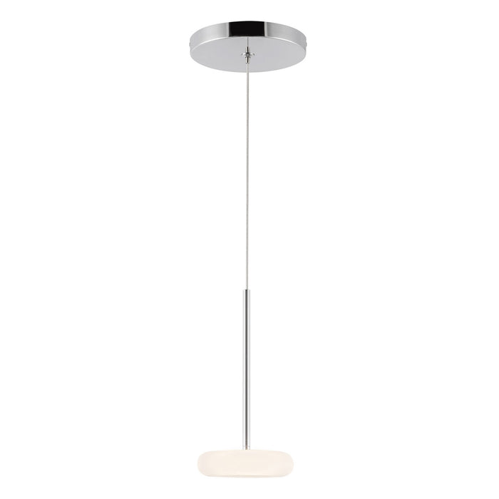 Kuzco Lighting - PD97204-CH/FR - LED Pendant - Stephord - Chrome/Frosted Glass