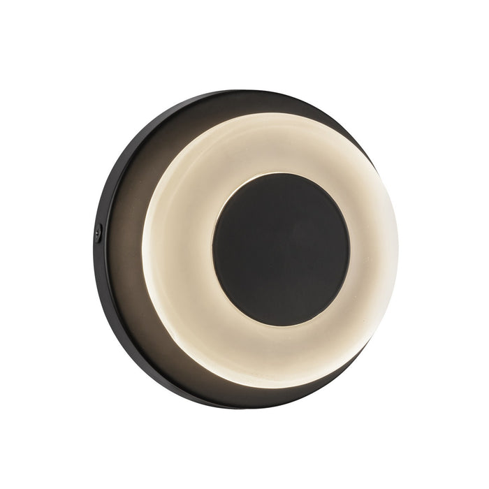 Kuzco Lighting - WS97204-BK/FR - LED Wall Sconce - Stephord - Black/Frosted Glass