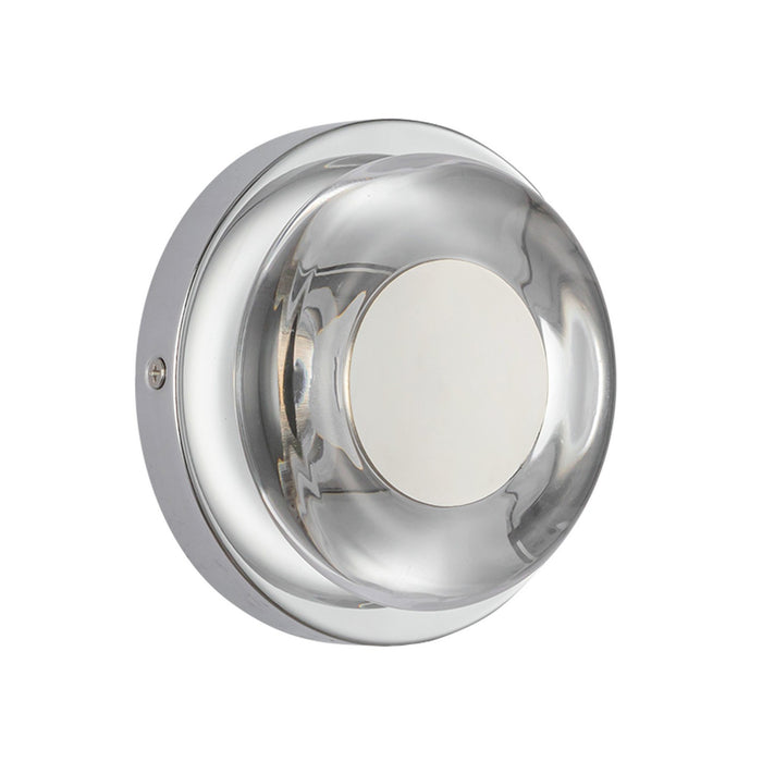 Kuzco Lighting - WS97204-CH/CL - LED Wall Sconce - Stephord - Chrome/Clear Glass