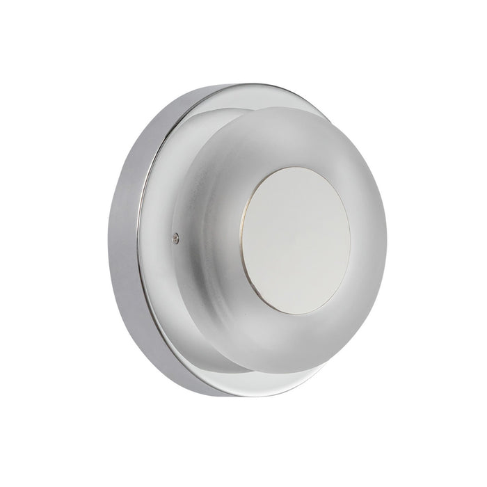 Kuzco Lighting - WS97204-CH/FR - LED Wall Sconce - Stephord - Chrome/Frosted Glass