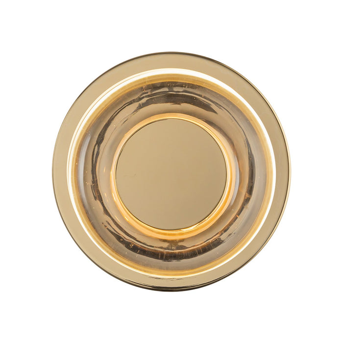 Kuzco Lighting - WS97204-MRB/CL - LED Wall Sconce - Stephord - Metallic Brass/Clear Glass