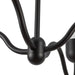 Alora - CH558439MBOP - Four Light Chandelier - Effie - Matte Black/Opal Glass