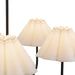 Alora - CH610530MBFW - Five Light Chandelier - Rosemary - Matte Black/Folded White