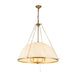 Alora - CH661433BG - Four Light Chandelier - Crosby - Brushed Gold