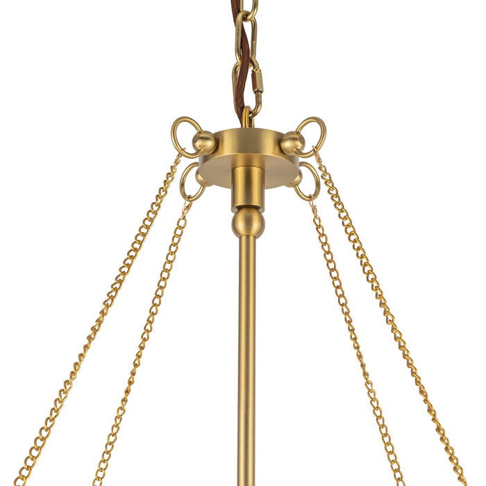 Alora - CH661433BG - Four Light Chandelier - Crosby - Brushed Gold