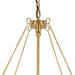 Alora - CH661433BG - Four Light Chandelier - Crosby - Brushed Gold