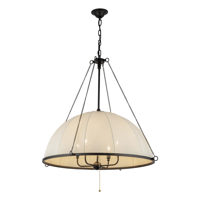 Alora - CH661433MB - Four Light Chandelier - Crosby - Matte Black