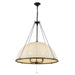 Alora - CH661433MB - Four Light Chandelier - Crosby - Matte Black