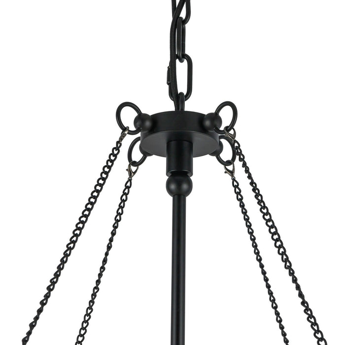 Alora - CH661433MB - Four Light Chandelier - Crosby - Matte Black