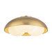 Alora - FM495316BGOP - Three Light Flush Mount - Robyn - Brushed Gold/Opal Glass