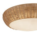 Alora - FM511014RA - Two Light Flush Mount - Merida - Rattan